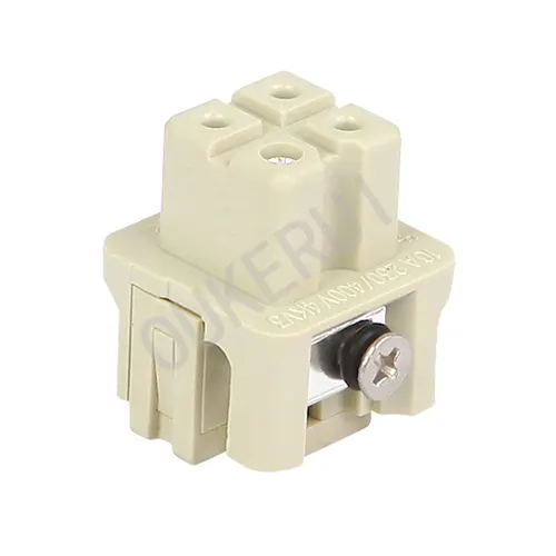 Θηλυκό ένθετο 3 pin 10A 230/400V Heavy Duty Connector