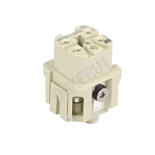 Θηλυκό ένθετο 4 pin 10A 230/400V Heavy Duty Connector